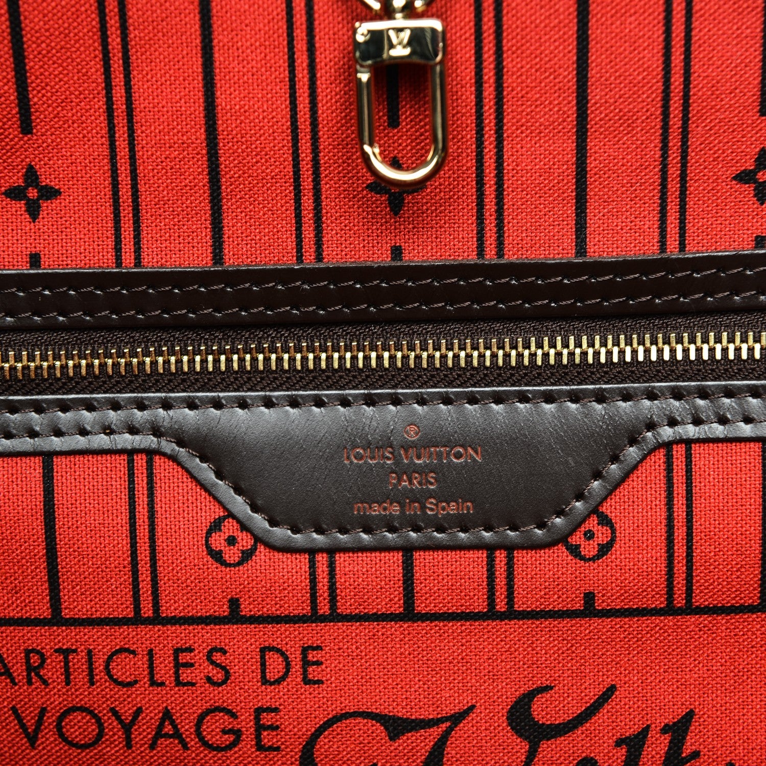 Louis Vuitton Damier Ebene Neverfull MM 6 of 6