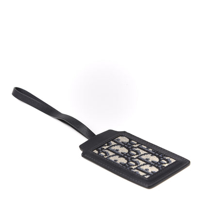 Christian Dior Oblique Luggage Tag Navy Blue 3 of 7