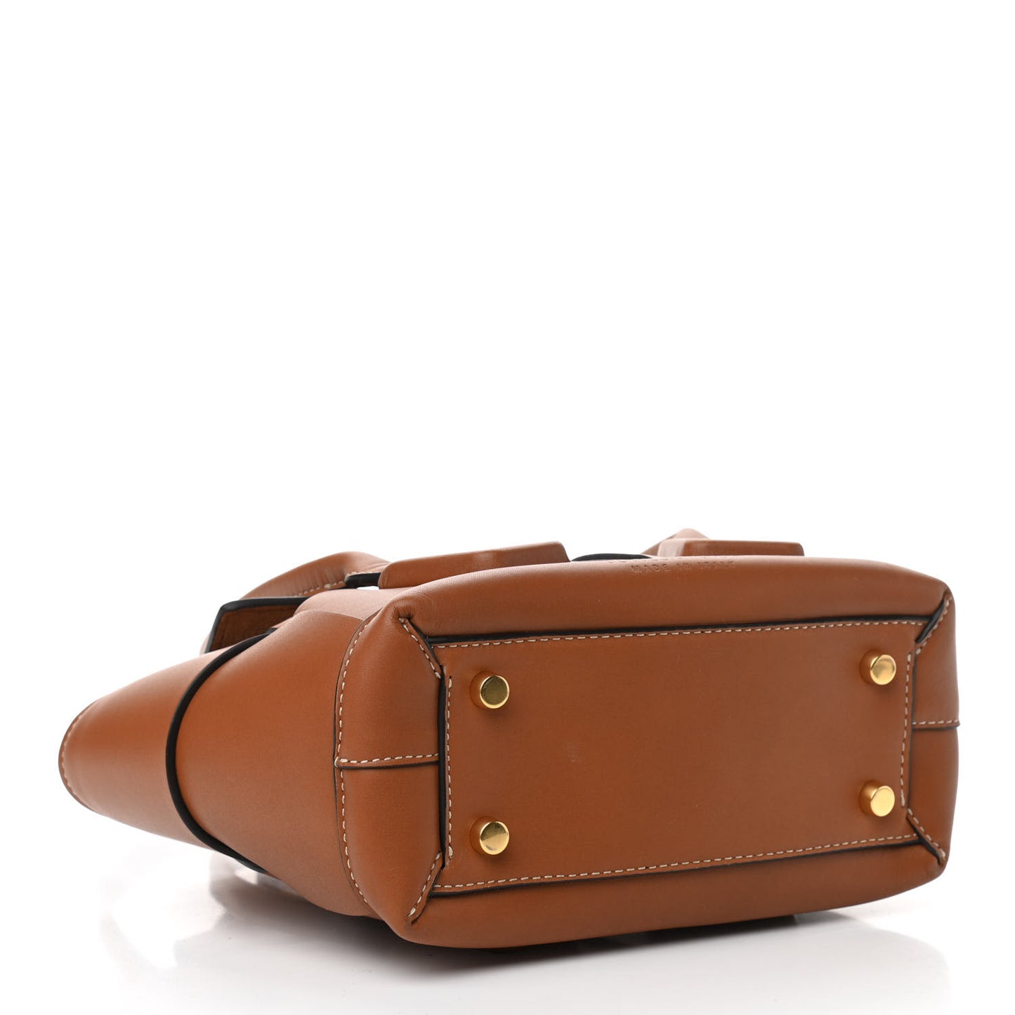 French Calfskin Maxi Intrecciato Mini Arco Wood