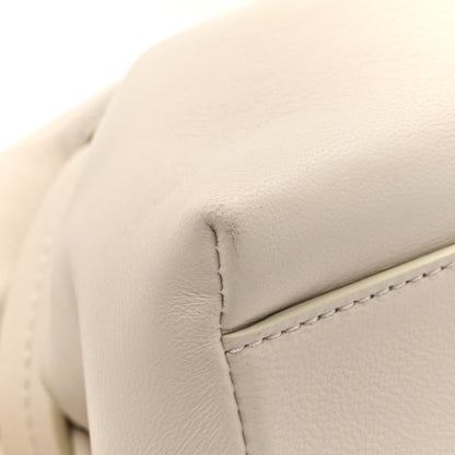 Off-White Calfskin Zip Tie Clutch White 11 of 12