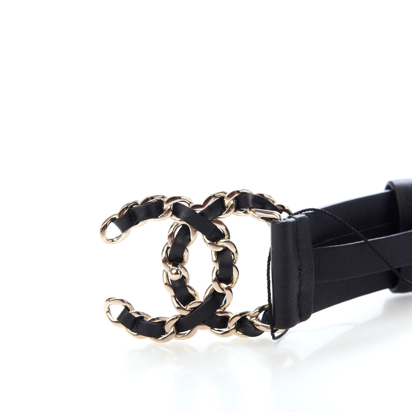 Lambskin CC Chain Belt 84 34 Black