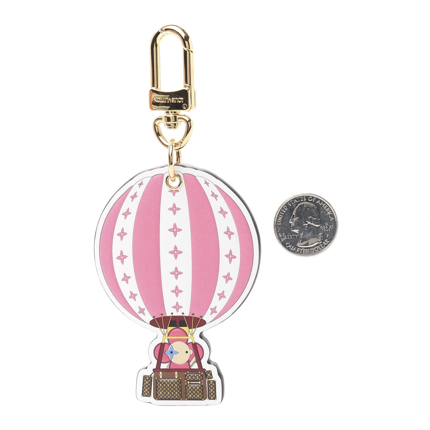 Louis Vuitton Monogram 2019 Christmas Animation Shanghai Bag Charm Key Ring 2 of 5