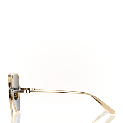Christian Dior Metal EverDior Square Sunglasses Gold 3 of 7