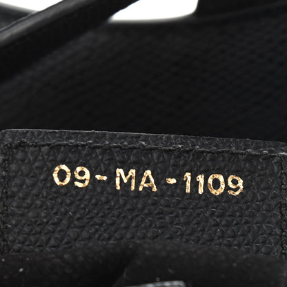 Christian Dior Grained Calfskin Saddle Bag Black 7 of 10