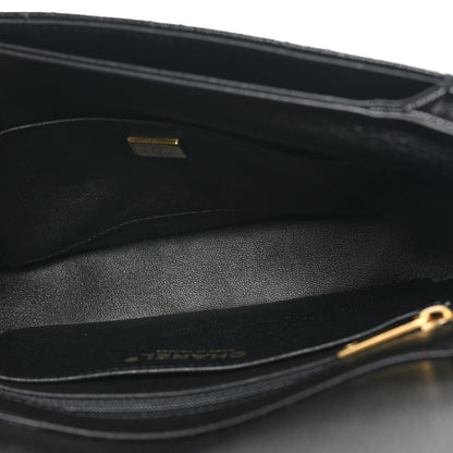 Chanel Shiny Caviar Quilted Small Top Handle Flap  Black 5 of 11