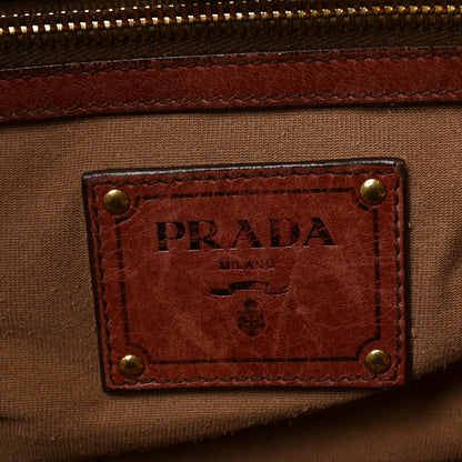Prada Vitello Shine Chain Tote Antico 6 of 9