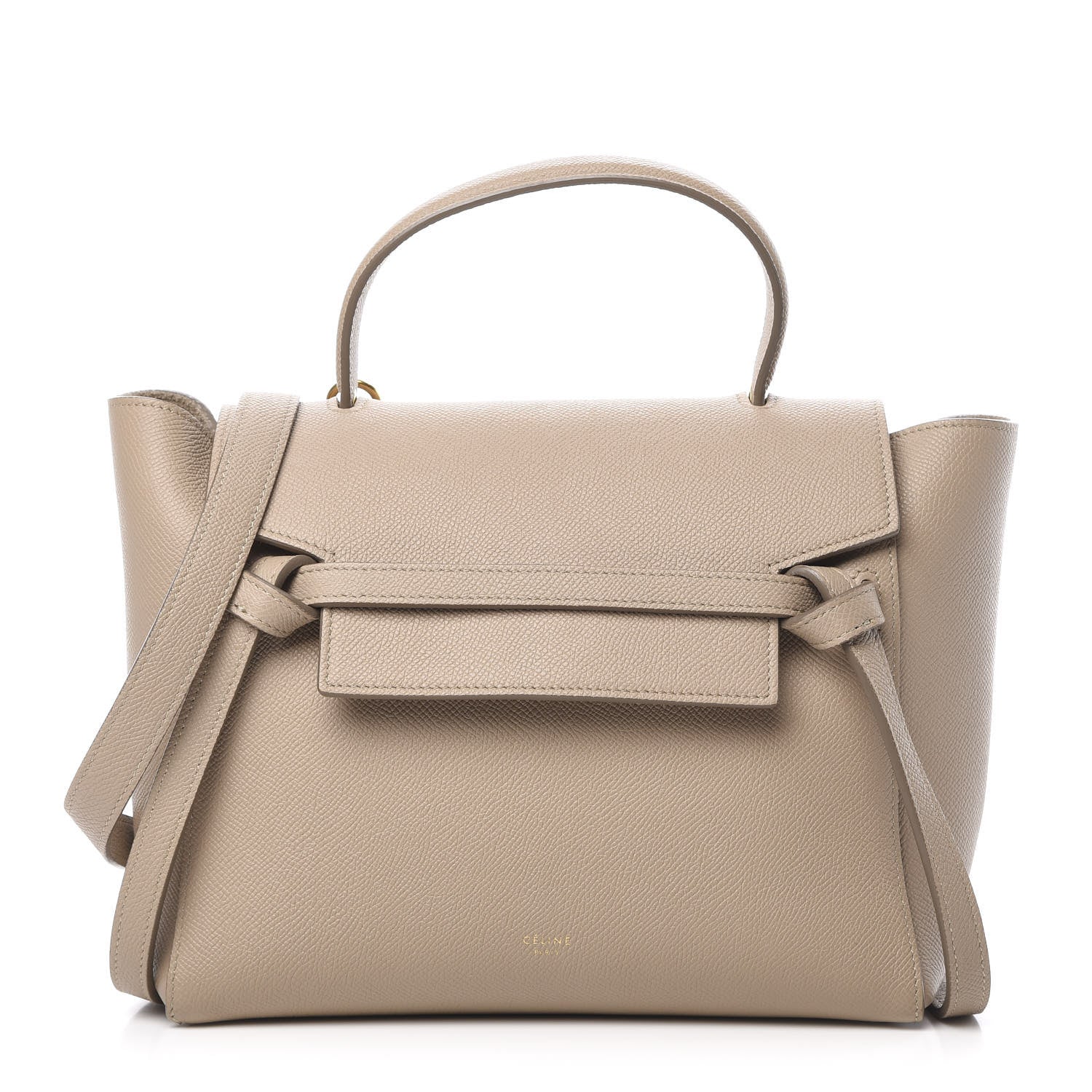 Celine Baby Grained Calfskin Micro Belt Bag Dune 1 of 12