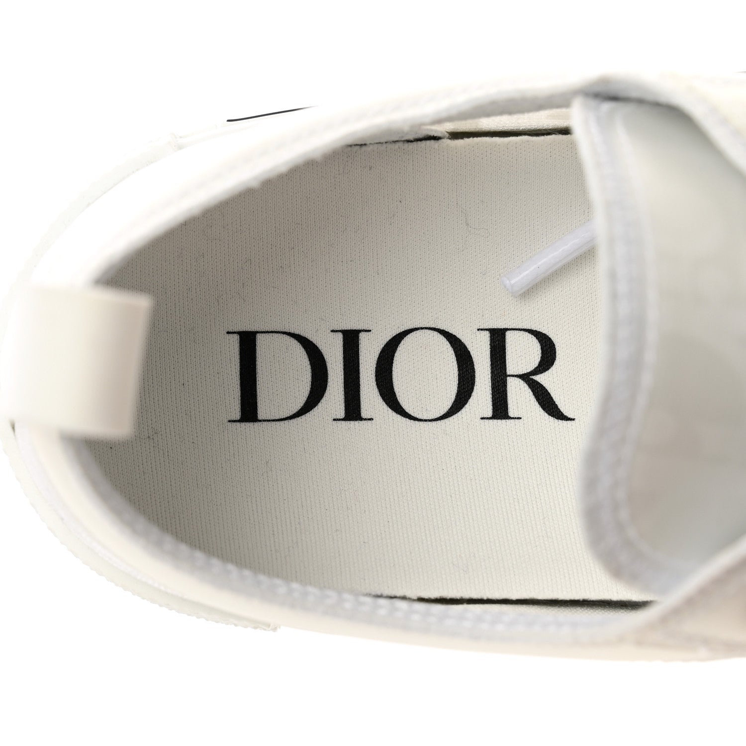 Christian Dior Technical Canvas Oblique Mens B23 Low Top Sneaker 37 White 6 of 10