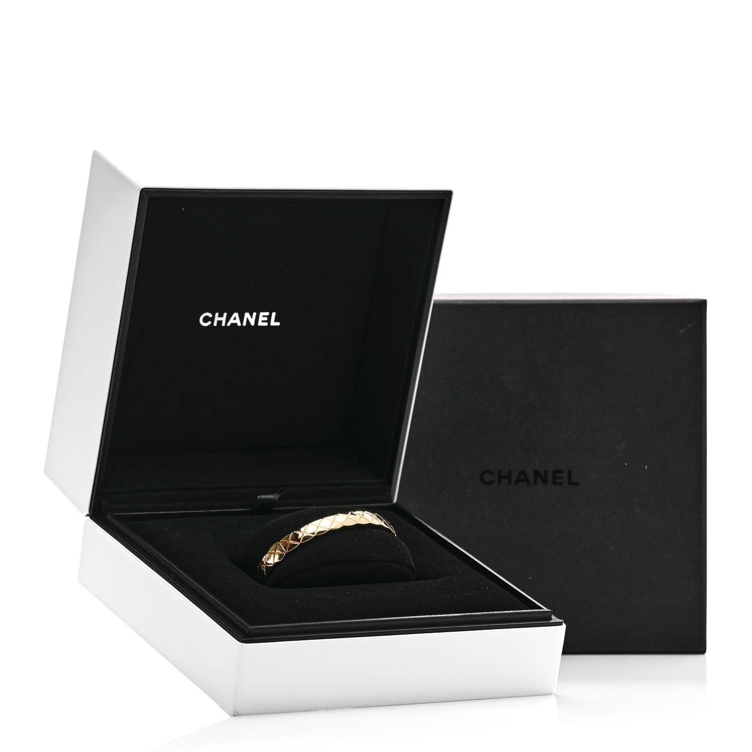 Chanel 18K Yellow Gold Coco Crush Bangle Bracelet XS 4 of 4