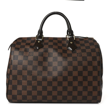 Louis Vuitton Damier Ebene Speedy 30 1 of 8