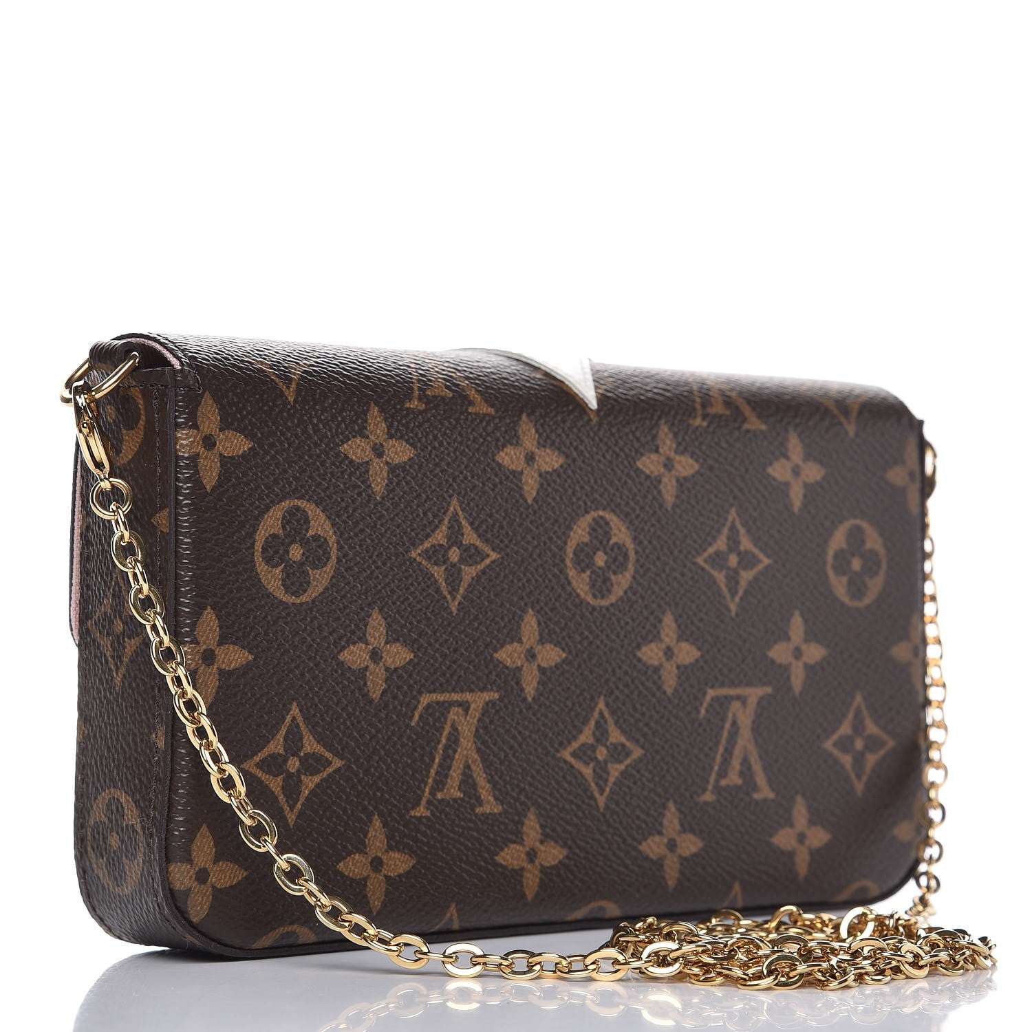 Louis Vuitton Monogram Lovely Birds Pochette Felicie Chain Wallet 3 of 7