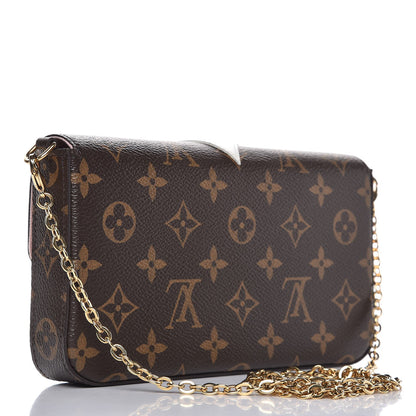 Louis Vuitton Monogram Lovely Birds Pochette Felicie Chain Wallet 3 of 7