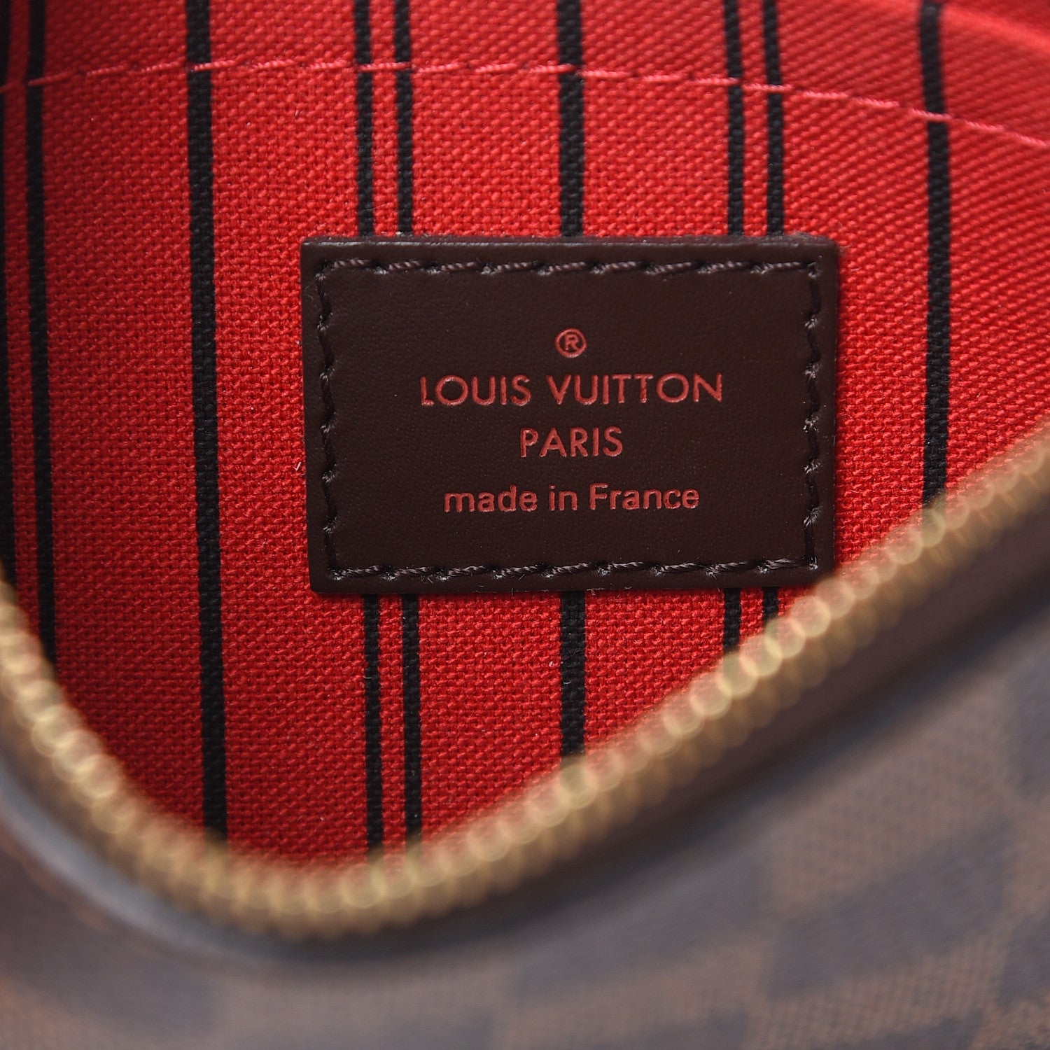 Louis Vuitton Damier Ebene Neverfull PM Pochette 6 of 7