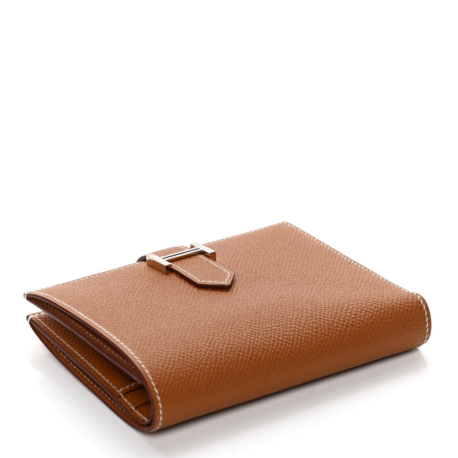 Hermes Epsom Bearn Compact Wallet Gold 4 of 12