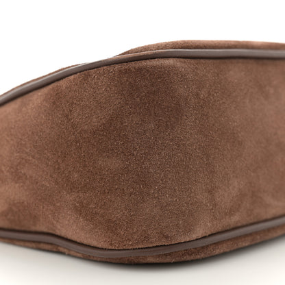 Prada Scamosciato Suede Mini Re-Edition Shoulder Bag Cacao 9 of 12