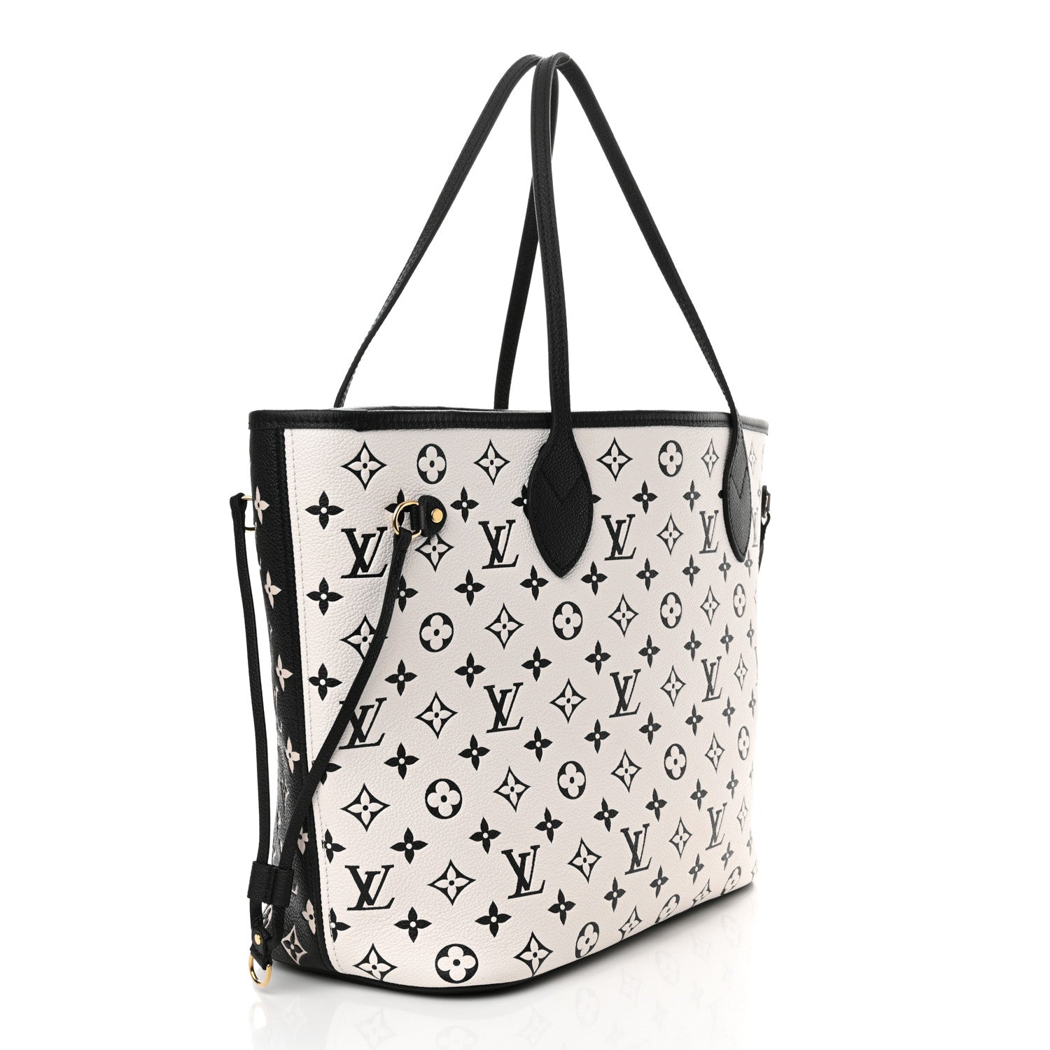 Louis Vuitton Empreinte Spring In The City Neverfull MM Black White Pink 4 of 11