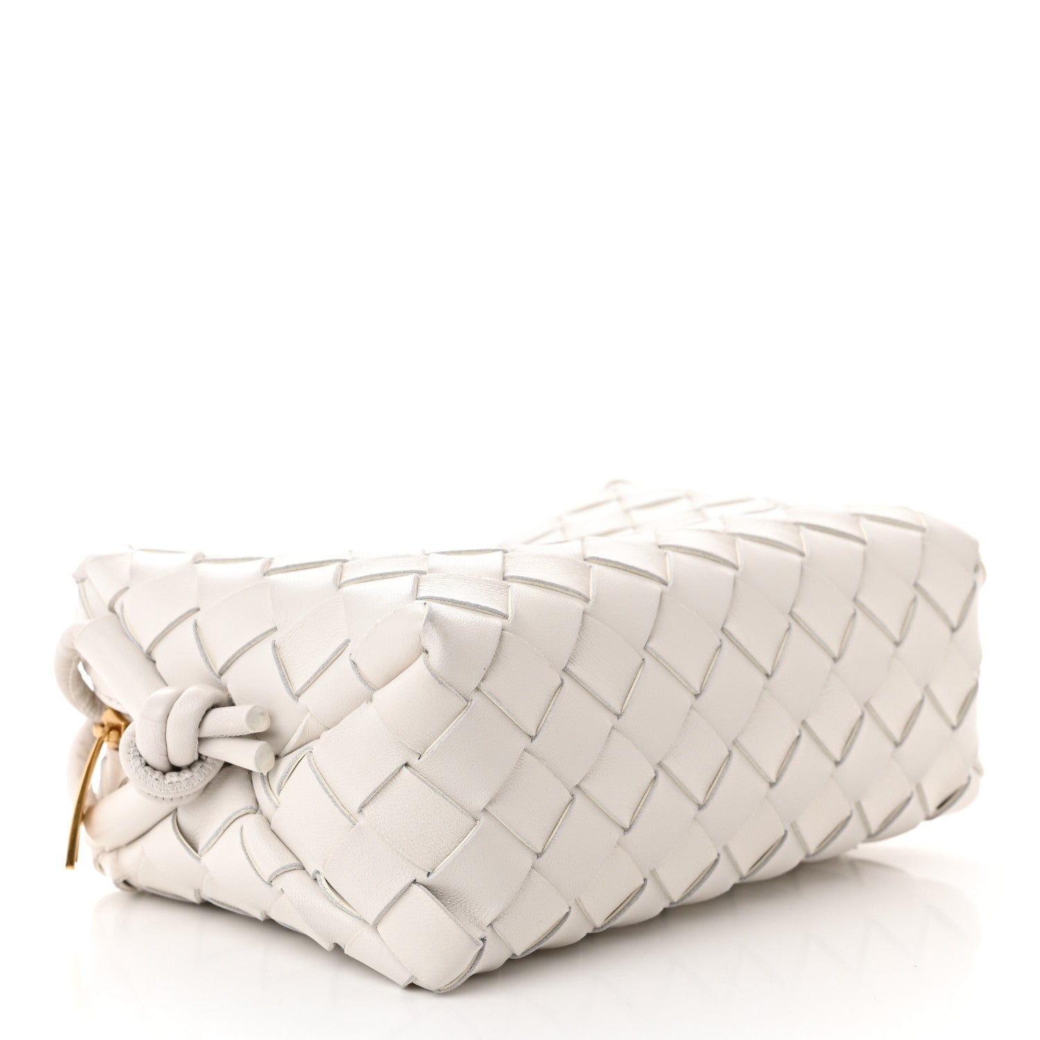 Bottega Veneta Nappa Intrecciato Mini Loop Camera Bag White 4 of 9