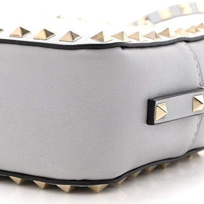 Valentino Garavani Vitello Rockstud Camera Crossbody Bag Light Stone 10 of 10