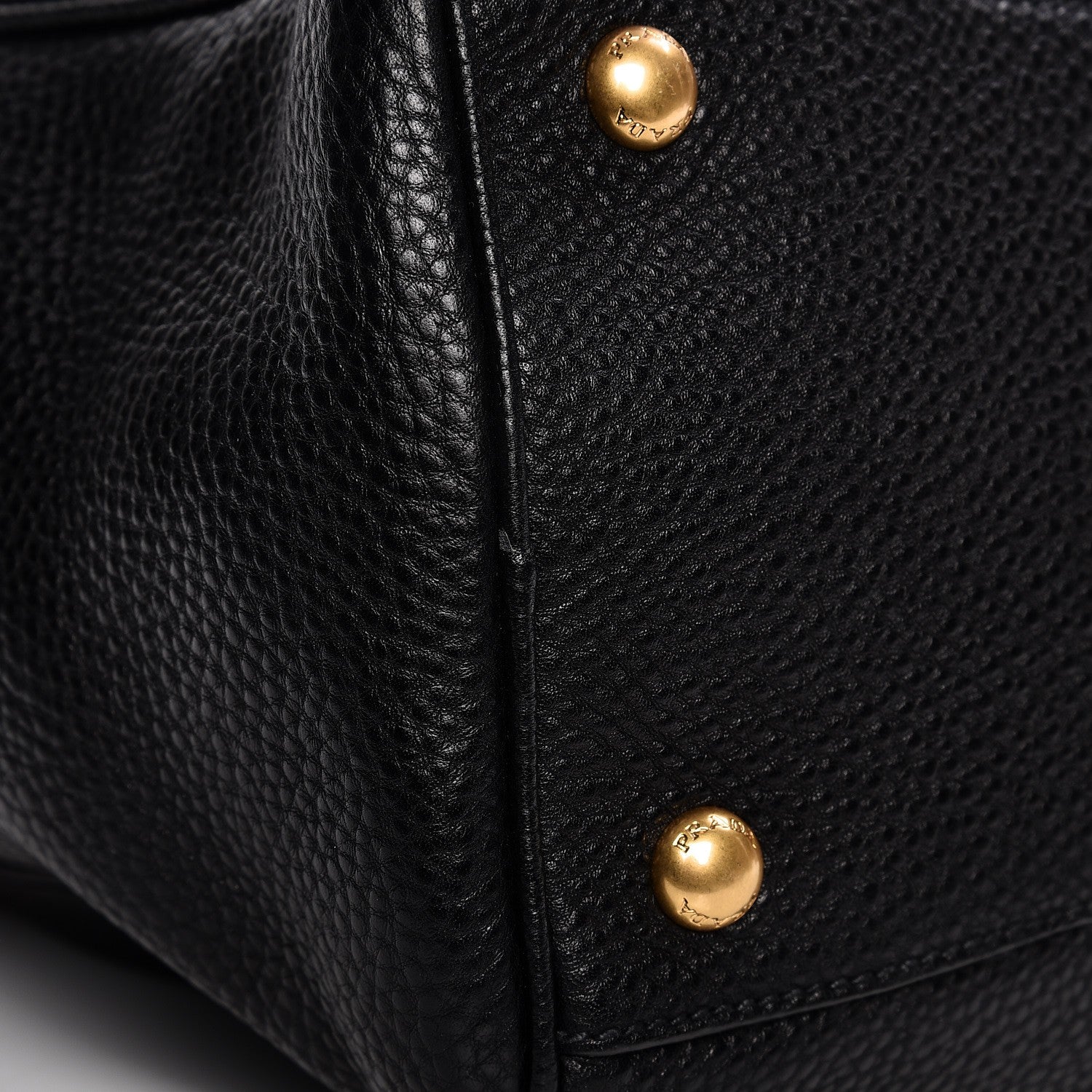 Prada Vitello Daino Tote Nero Black 10 of 13