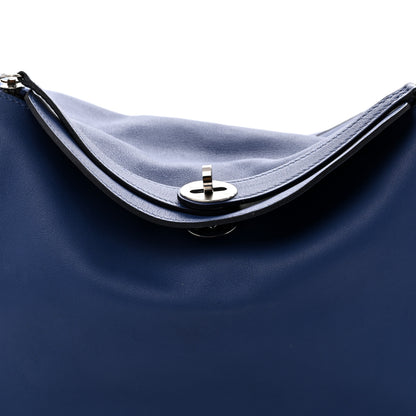 Hermes Swift Epsom Lindy 26 Tressage De Cuir Bleu Brighton Capucine Bleu Saphir 8 of 13
