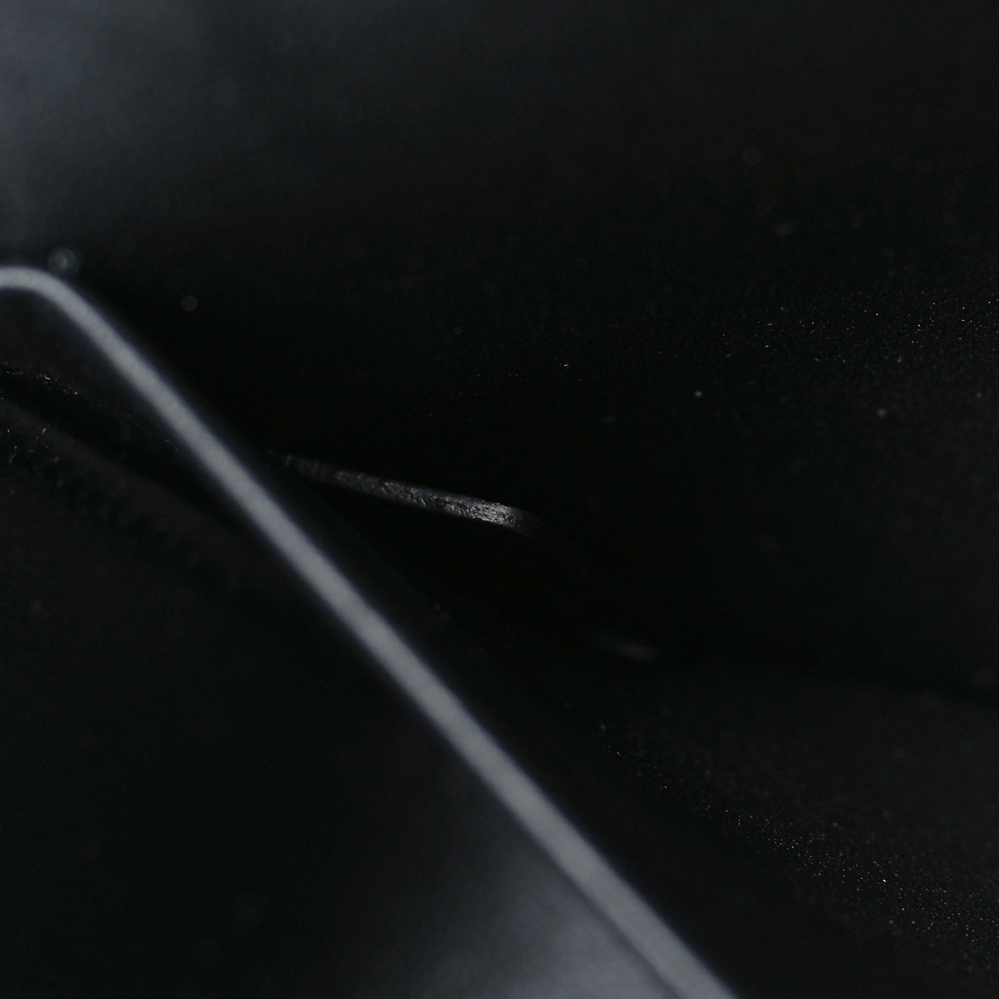 Shiny Calfskin Triomphe Shoulder Bag Black