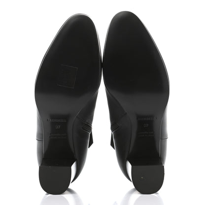 Hermes Calfskin Saint Germain Ankle Boots 37 Black 5 of 9