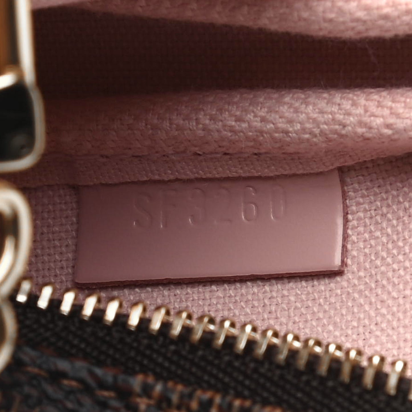 Damier Ebene 2020 Christmas Animation Big Wheel Mini Pochette Accessories Rose Ballerine