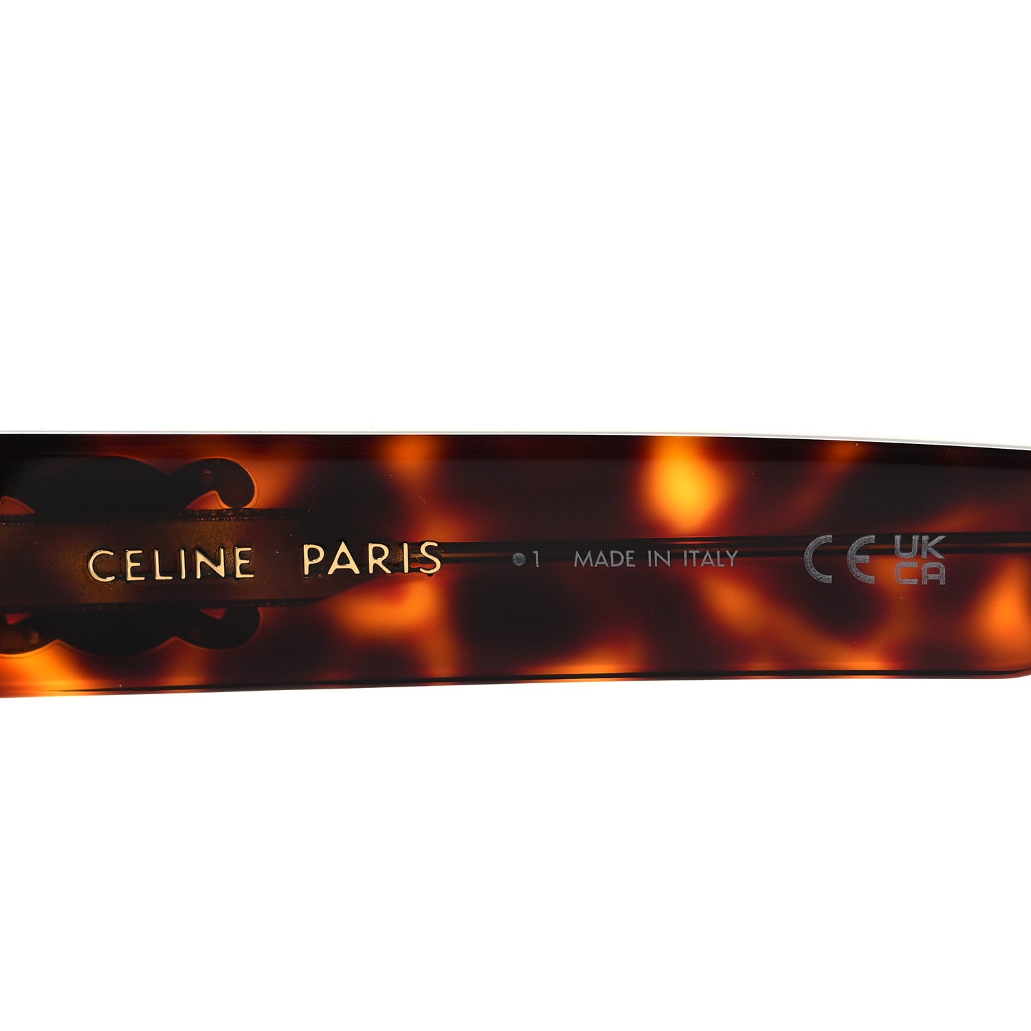 Celine Acetate Triomphe 01 Sunglasses CL 40238U Tortoise 5 of 7