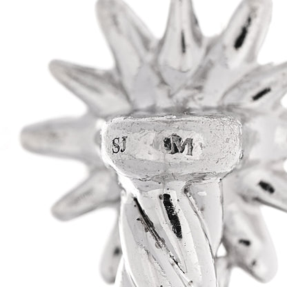 David Yurman Sterling Silver Diamond Petite Starburst Cable Bracelet 4 of 4