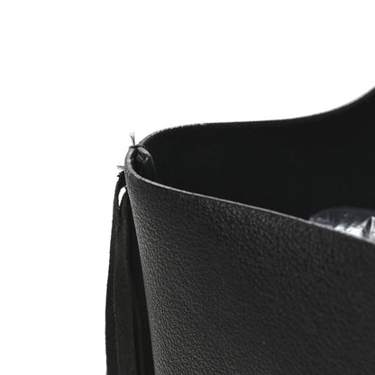Saint Laurent Calfskin Large Fringe Shopping Tote Black 13 of 13