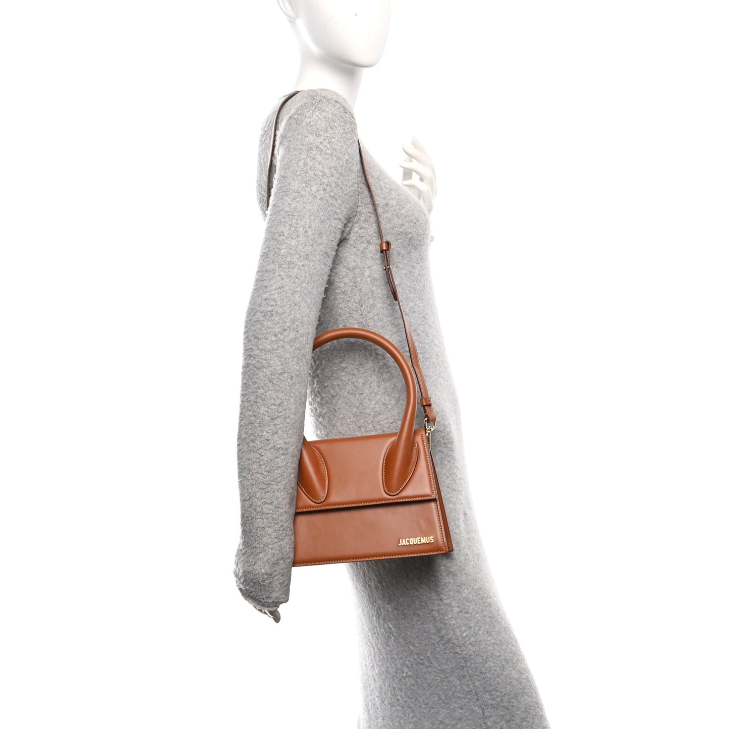 Smooth Calfskin Le Grand Chiquito Light Brown