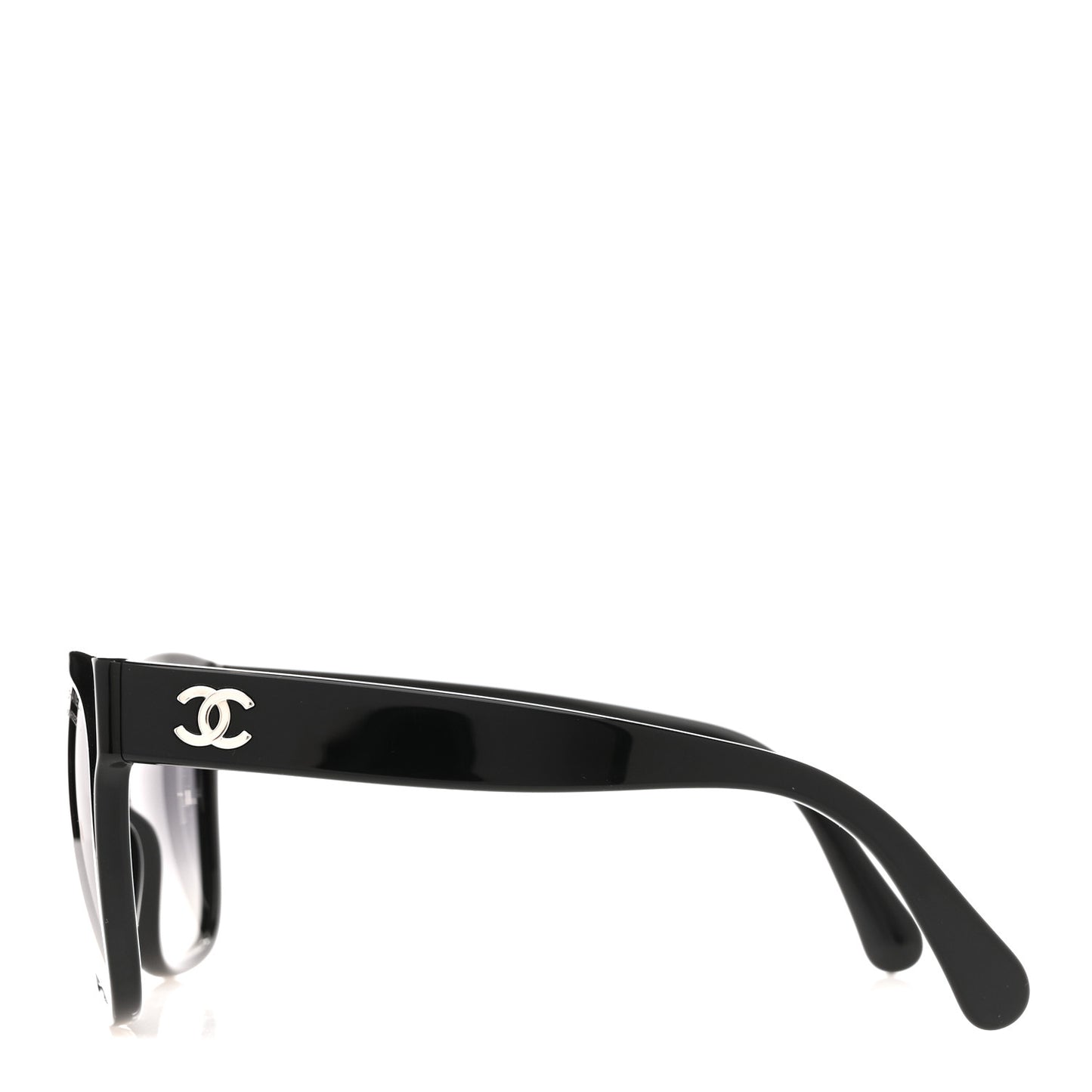 Acetate Polarized Square CC Sunglasses 5380 Black