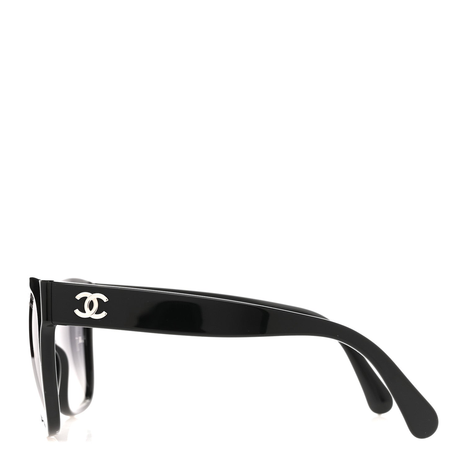 Chanel Acetate Polarized Square CC Sunglasses 5380 Black 3 of 8