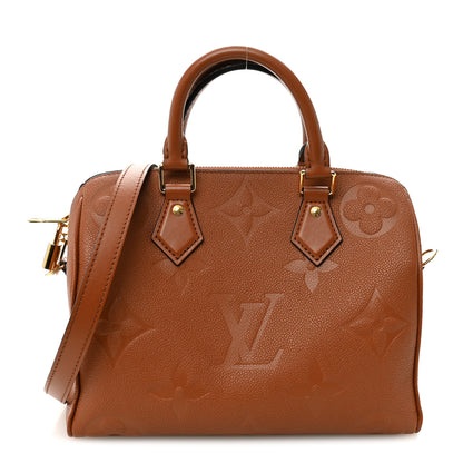 Louis Vuitton Empreinte Monogram Giant Speedy Bandouliere 25 Cognac 1 of 9