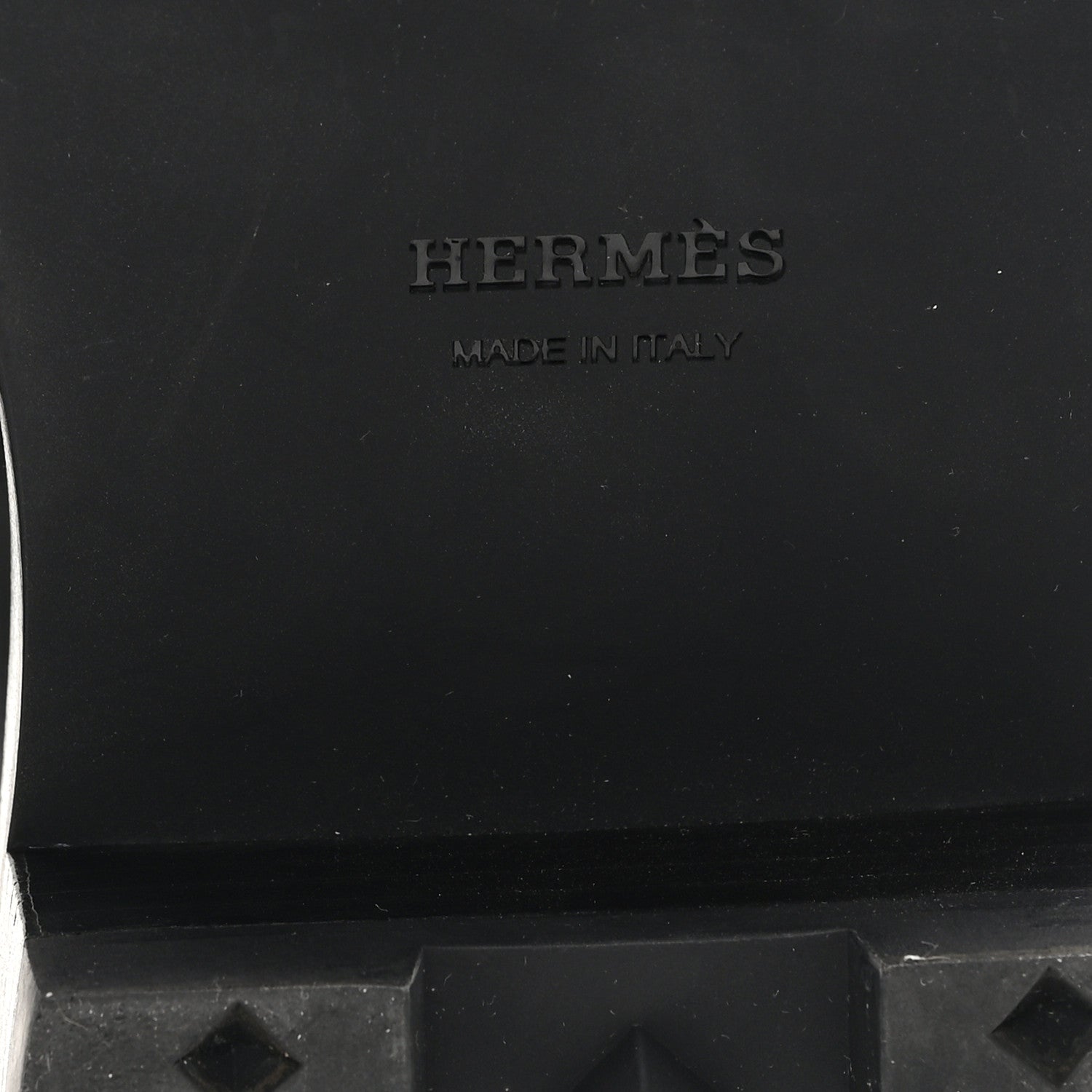 Hermes Glossed Calfskin Funk Ankle Boots 37 Black 7 of 10