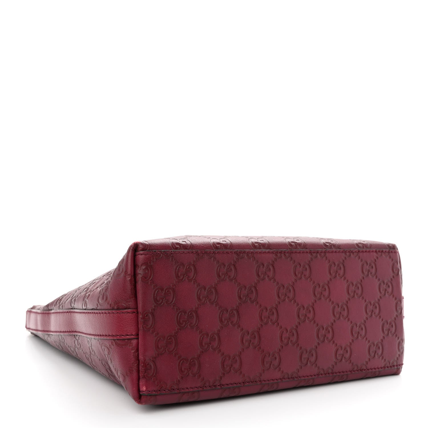 Gucci Guccissima Hobo Dark Red 4 of 10
