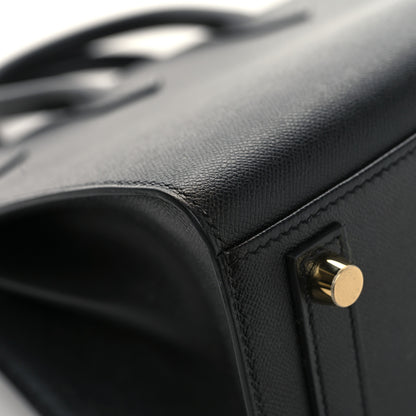 Hermes Madame Calfskin Birkin Sellier 25 Black 10 of 13