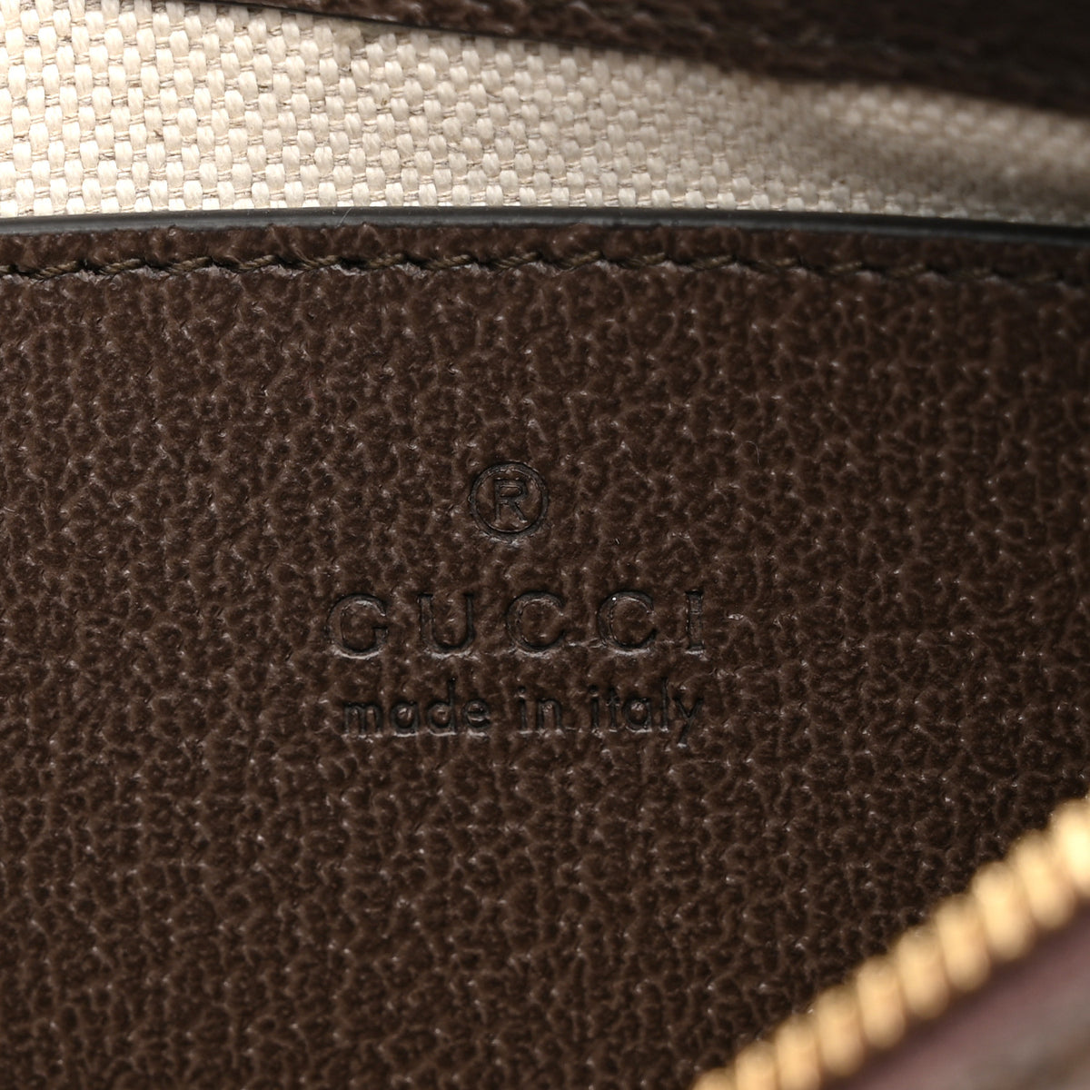 GG Supreme Monogram Textured Dollar Calfskin Web Small Ophidia GG Handbag Beige Ebony New Acero