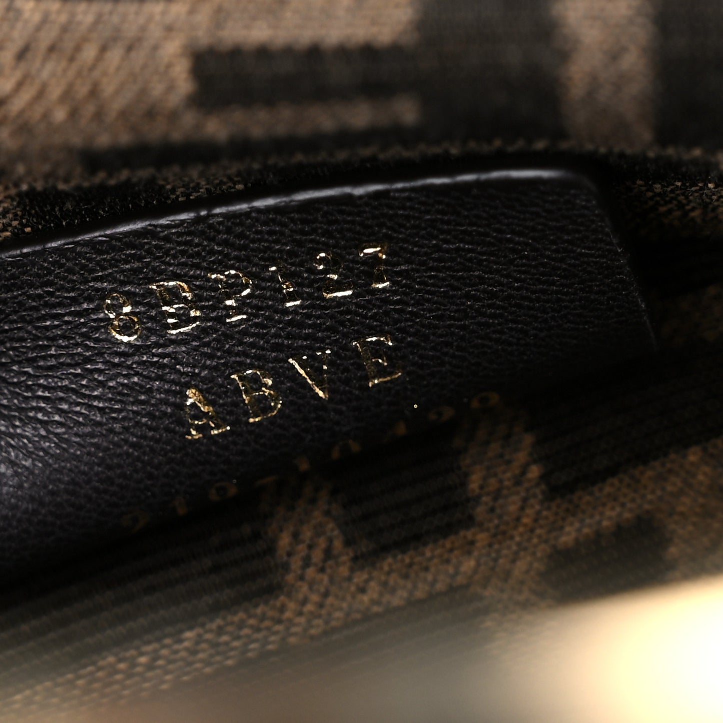 Shiny Nappa Medium Fendi First Black
