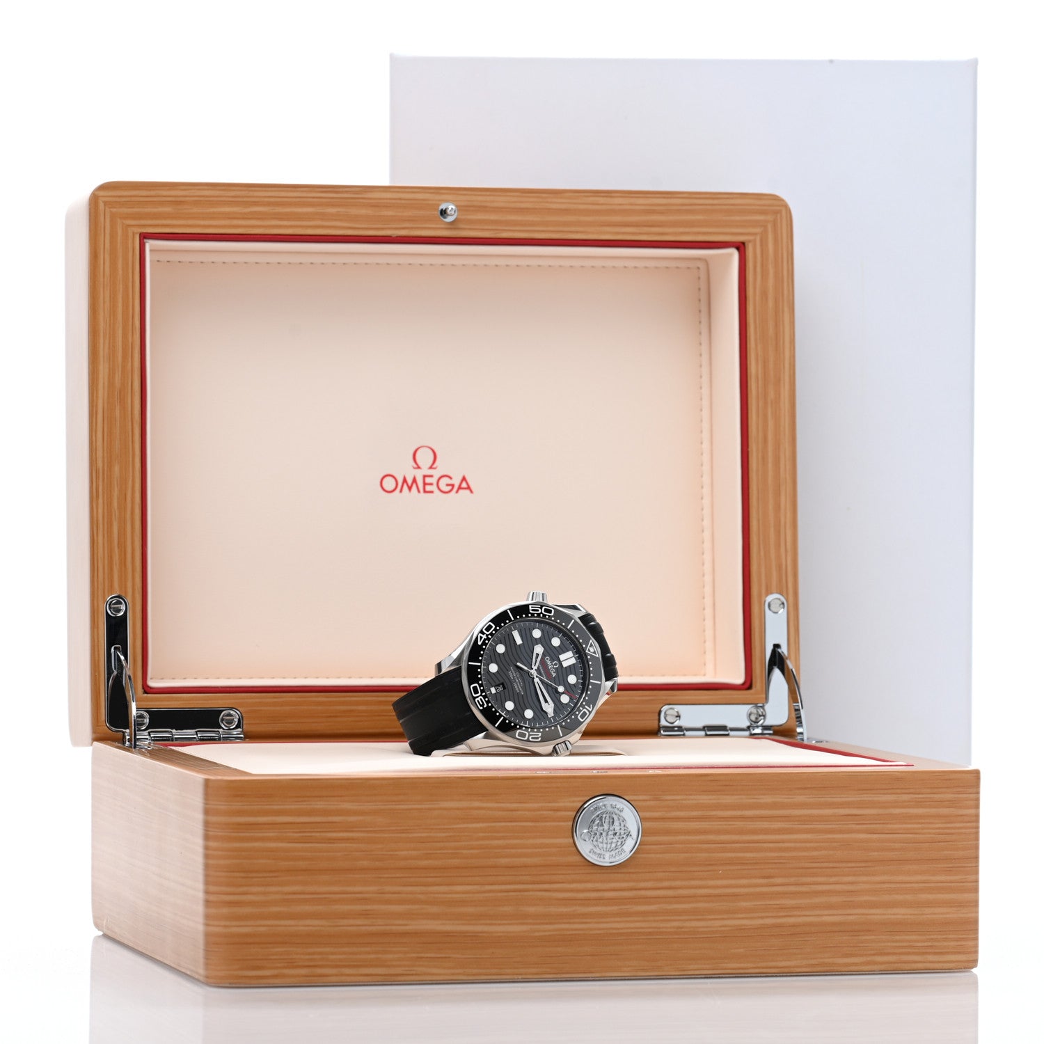 Omega Stainless Steel Rubber 42mm Seamaster Diver 300M Co-Axial Master Chronometer Automatic Watch Black 210.32.42.20.01.001 5 of 5