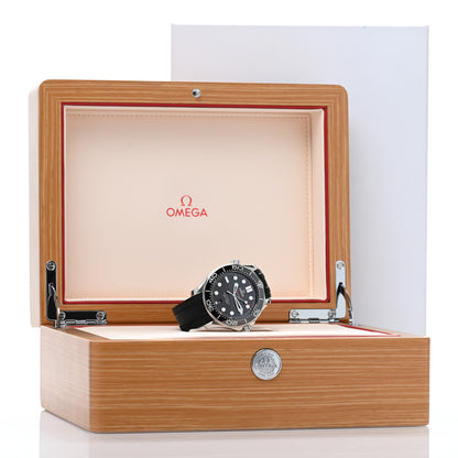 Omega Stainless Steel Rubber 42mm Seamaster Diver 300M Co-Axial Master Chronometer Automatic Watch Black 210.32.42.20.01.001 5 of 5