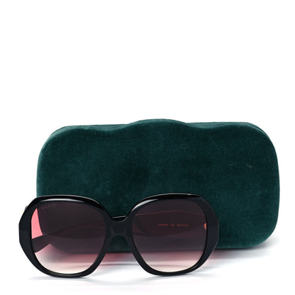 Gucci Acetate Round Frame Sunglasses GG0796S Black 8 of 8
