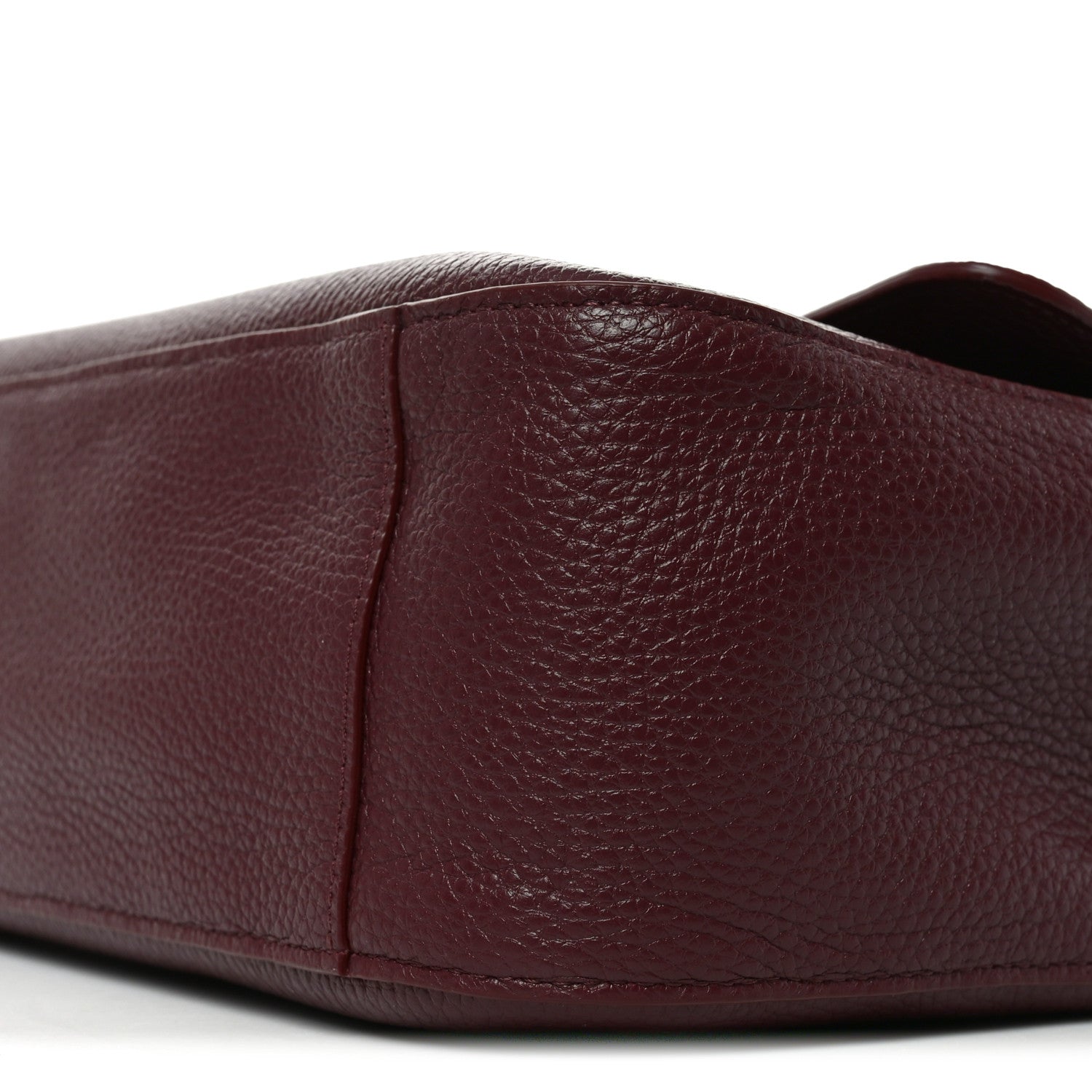 Chanel Grained Calfskin Small Souplissimo Maxi Flap Burgundy 10 of 10