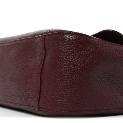 Chanel Grained Calfskin Small Souplissimo Maxi Flap Burgundy 10 of 10