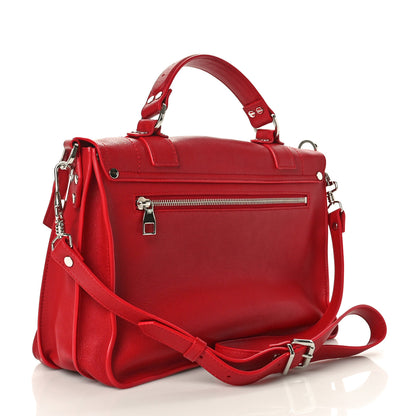 Proenza Schouler Lambskin Medium PS1 Satchel Chianti Dark Red 3 of 9