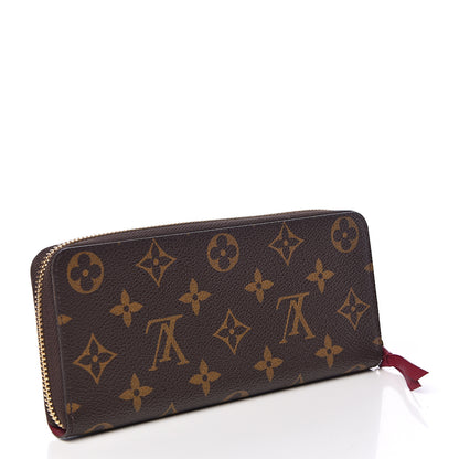 Louis Vuitton Monogram Clemence Wallet Fuchsia 3 of 8