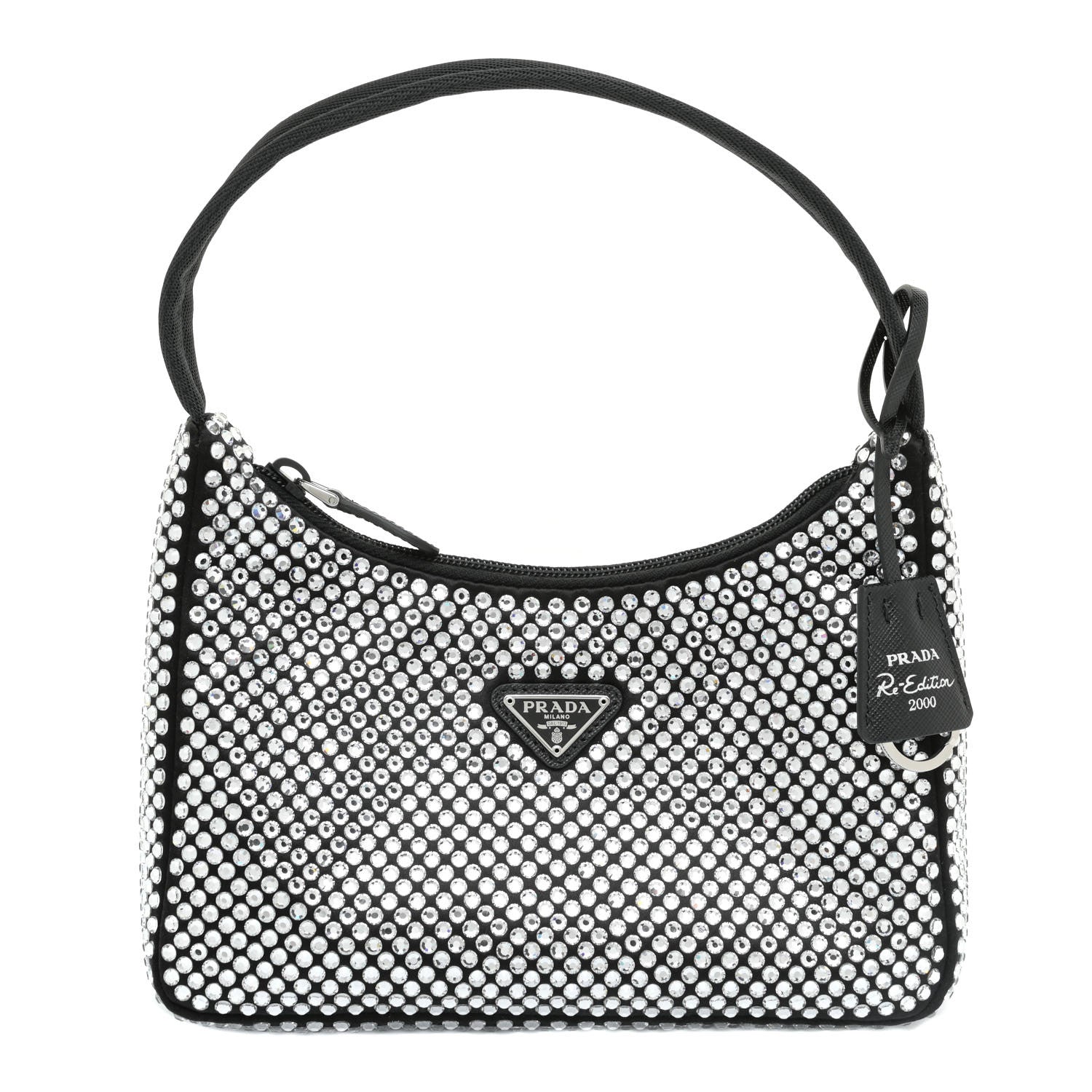 Prada Satin Crystal Mini Re-Edition 2000 Bag Cristal 1 of 11