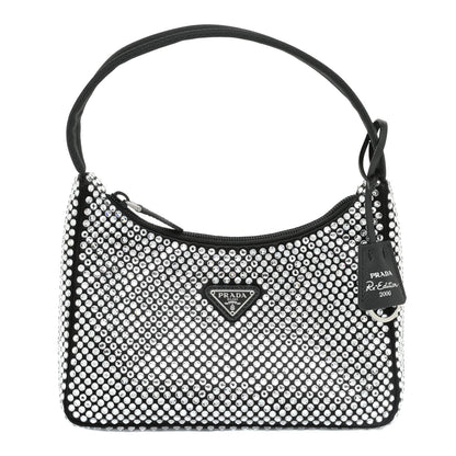 Prada Satin Crystal Mini Re-Edition 2000 Bag Cristal 1 of 11