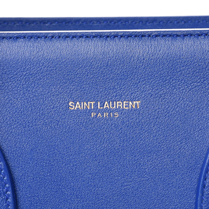 Saint Laurent Calfskin Small Sac De Jour Blue Majorelle 6 of 10