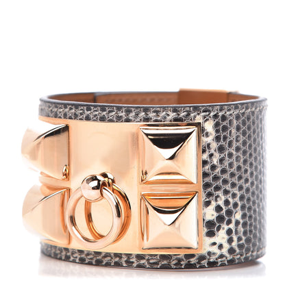 Hermes Lizard Collier De Chien CDC Bracelet T2 Ombre 1 of 8
